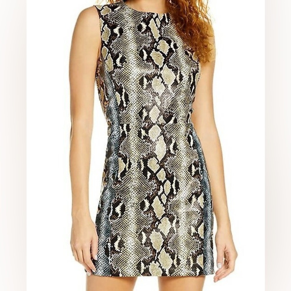 French Connection Snake Print Dress